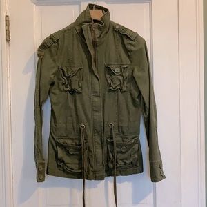 Vintage Roots cargo military jacket M